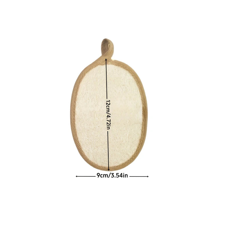 Natural Loofah Body Scrubber Bath Exfoliating Sponge Soft Shower Brush Cleaner Pad Exfoliator Shower Puff Body Skin Care Tool