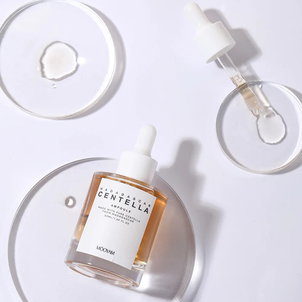 Madagascar Centella Asiatica Glow Essence Moisturizing Niacinamide Effective for Skin Care Pore Care for Sensitive Skin Ampoule