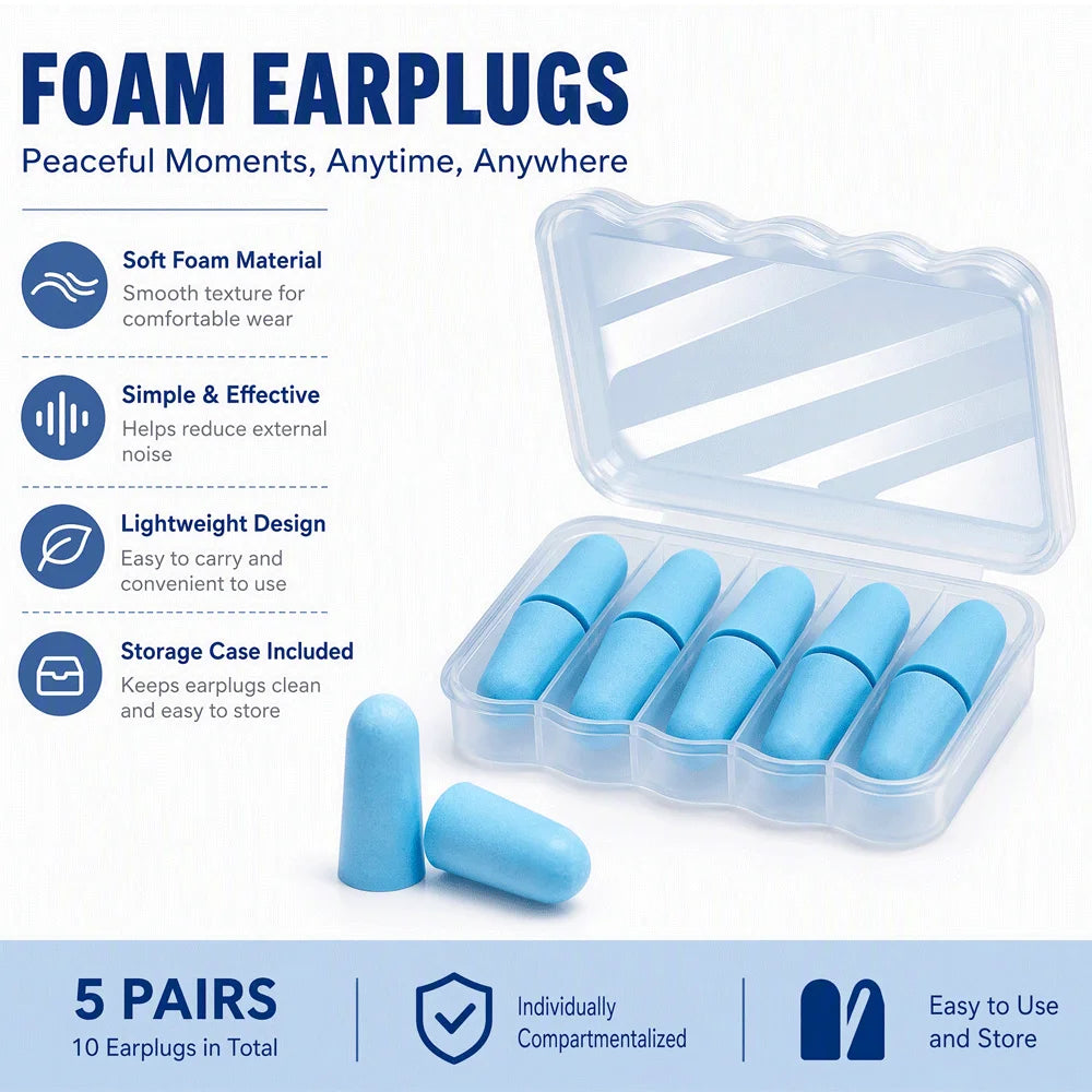 Ultra Soft Foam Earplugs