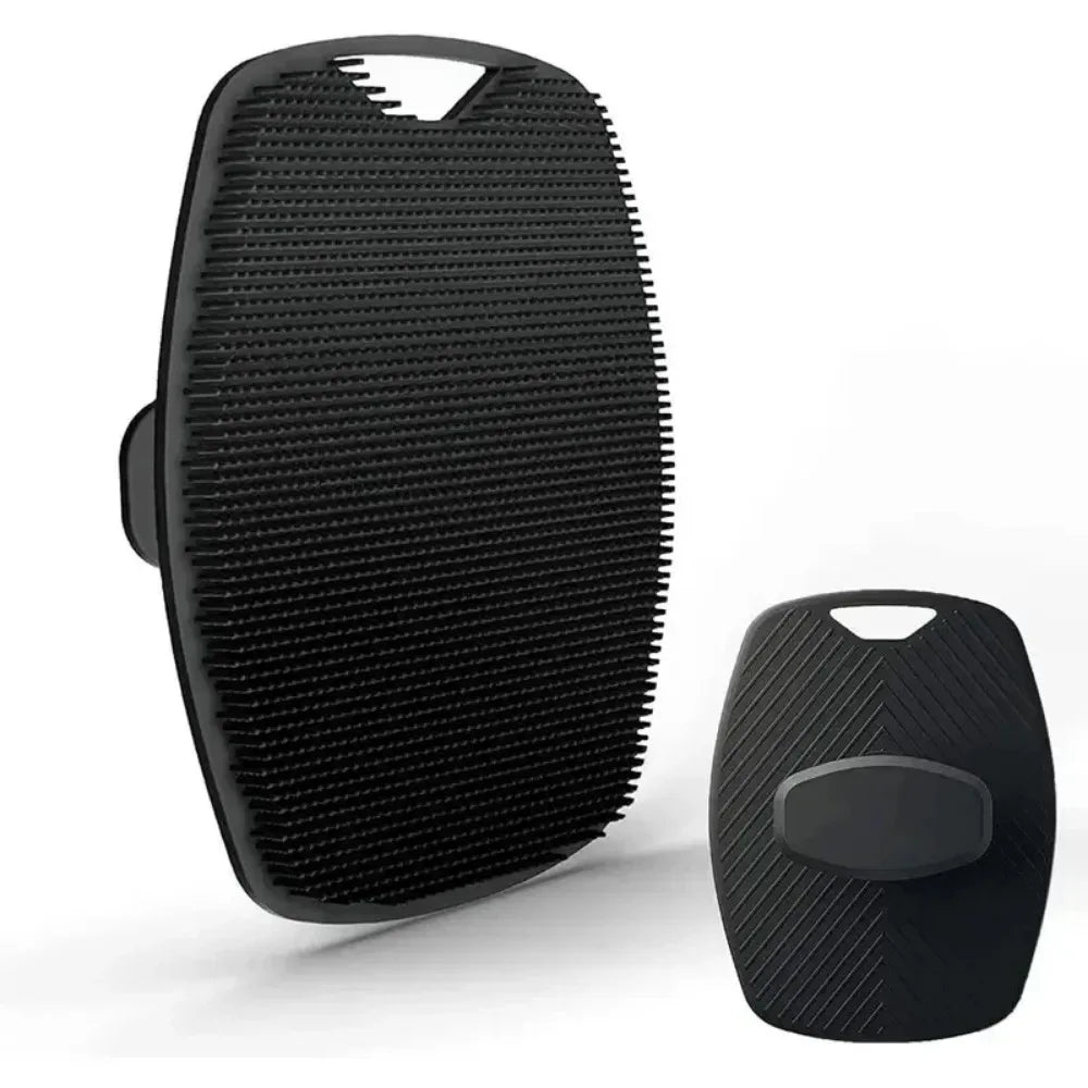 Soft Silicone Body Shower Scrub Brush Handheld Facial Cleansing Tool Gentle Exfoliation Massage Brush for Skin Care Accessories