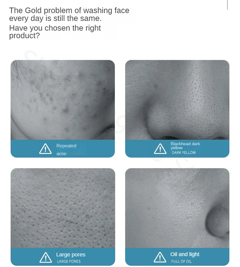 Amino Acid Facial Cleanser Deep Cleansing Moisturizing Oil Control Cleaner Mild Cleansing Gel Skin Care Face Washing Products