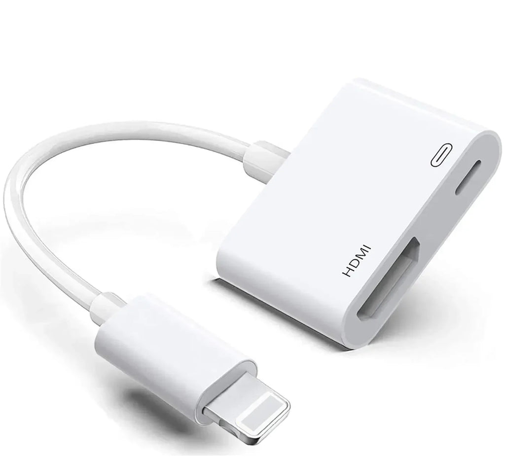 1080P Screen Converter Phone to HDMI-Compatible Adapter for iPhone
