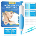 Auto Skin Tag Mole Wart Removal Face Skin Care Body Kit Painless Cleaning Tool Wart Dot Treatment for 2-8mm Beauty Health 2 In1