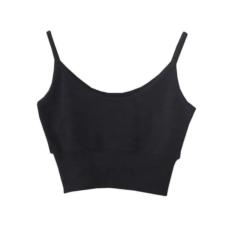 Oversized Crop Sweatshirt and Spaghetti Strap Top Women's Streetwear 2 Piece Set 4 Color Options Sweatshirts Kpop Casual Clothes