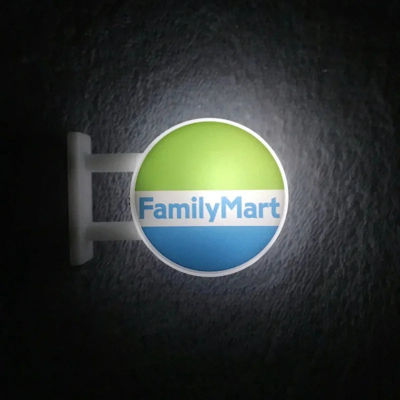 Fridge Magnet Convenience Store Night Light Glowing Signboard Miniature Room Decor Luxury Home Decor