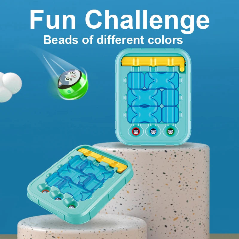 Ball Maze Game Puzzle Board Game Children Education Learning Toys Reasoning Challenge Game Logical Thinking Training Ages 3+