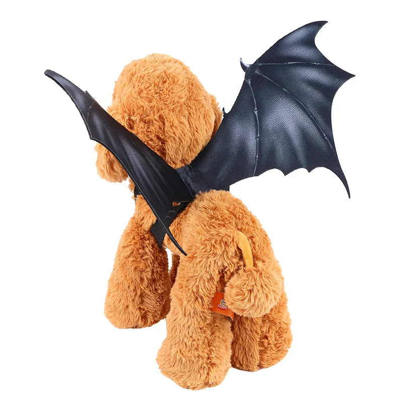 2025 New Product Halloween Pet Party Cosplay Decoration Cat Ghost Festival Costume Dog Bat Wings Holiday Gift