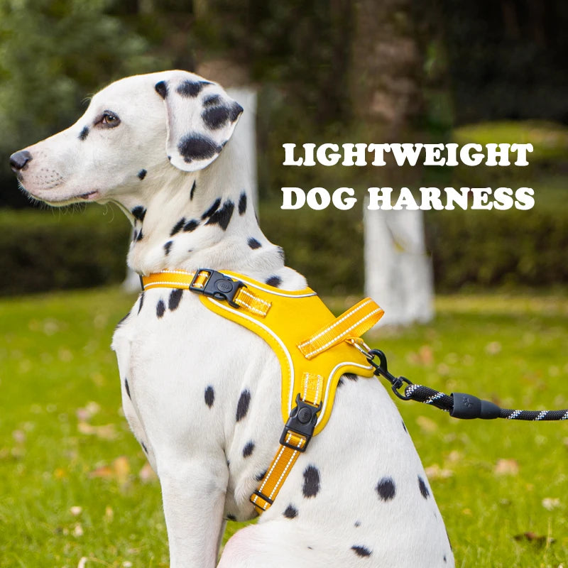 Dog Harness Pet Saddle Quick Wear Structure Protection Ultra Light Chest Strap Safety Anti Break Explosion Proof Dog Vest