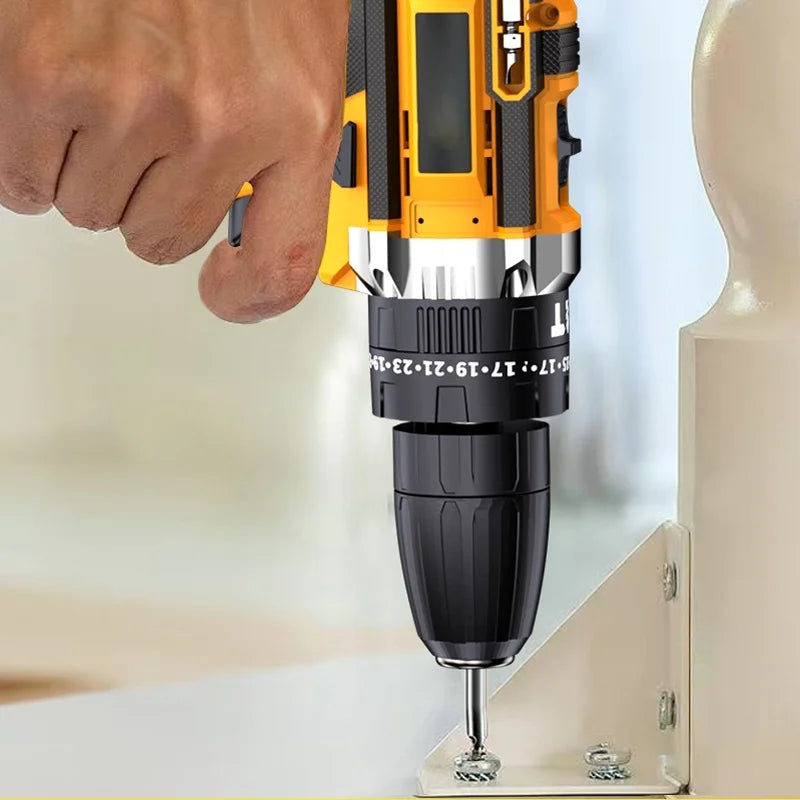 21V Cordless Drill Driver Kit, 2 Speed