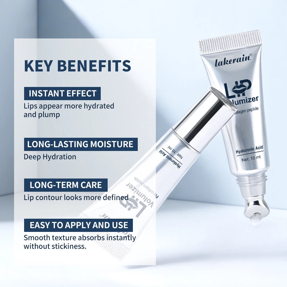 Lakerain Hyaluronic Acid Instant Lip Plumping Lip Oil Lip