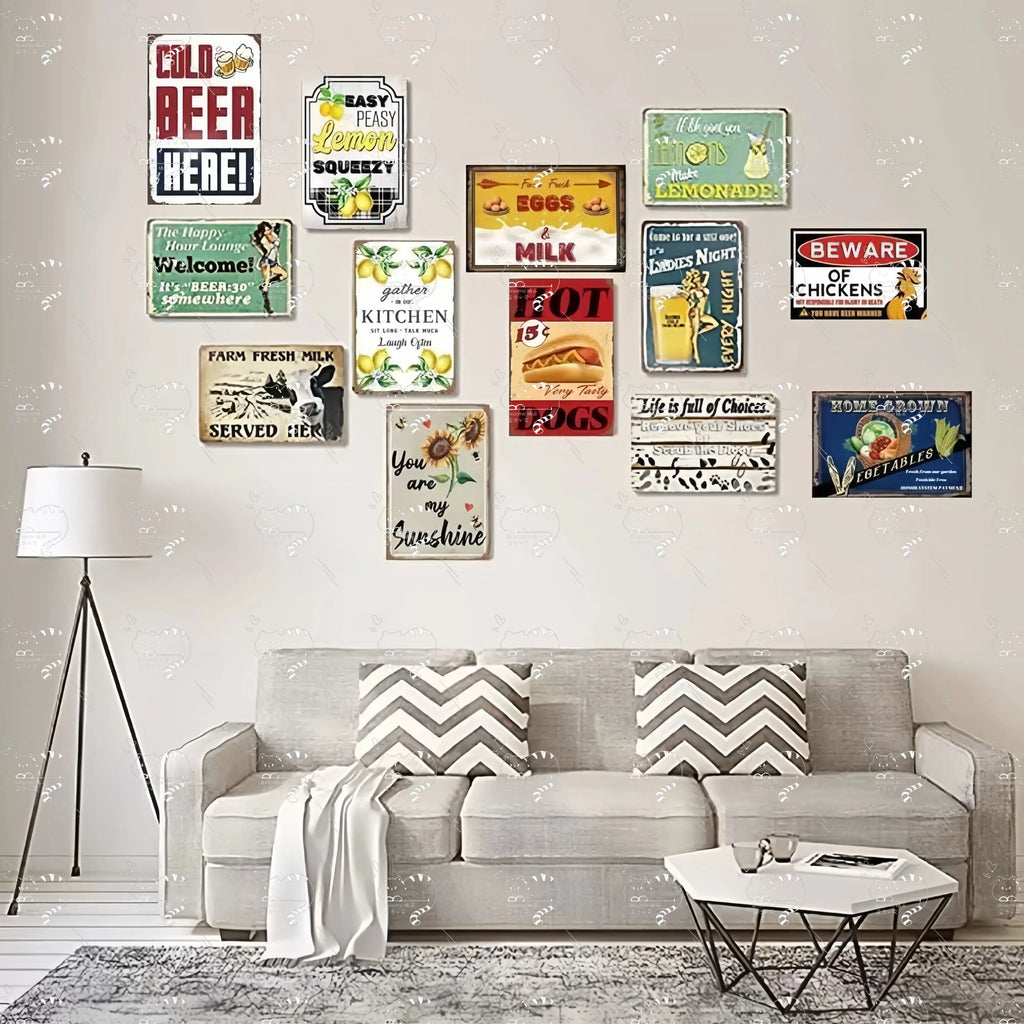Caution I Can Make It to the Fence in 2.8 Seconds Metal Tin Sign Funny Warning Dog Signs for Farm Yard Farmhouse Home Wall Outdo