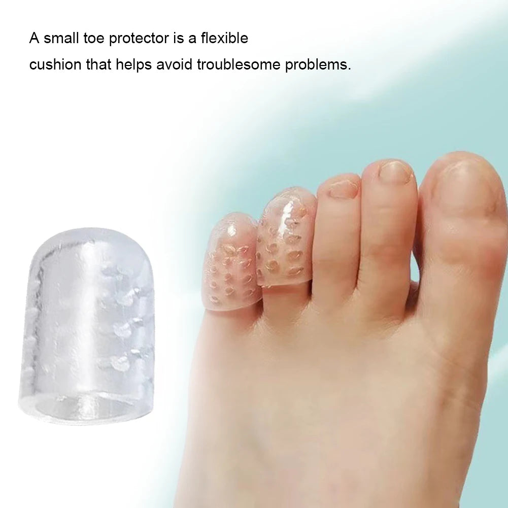 Toe Covers Breathable Silicon Resin Toe Caps Cover Protectors Elasticity Relief Pain Anti-Friction Sweatproof for Mne Women