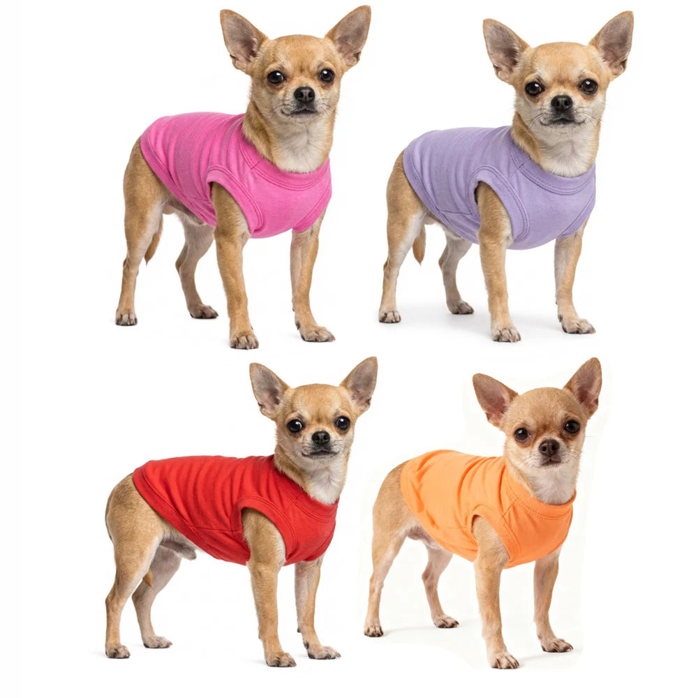 Soft Cotton Blank Dog Shirt