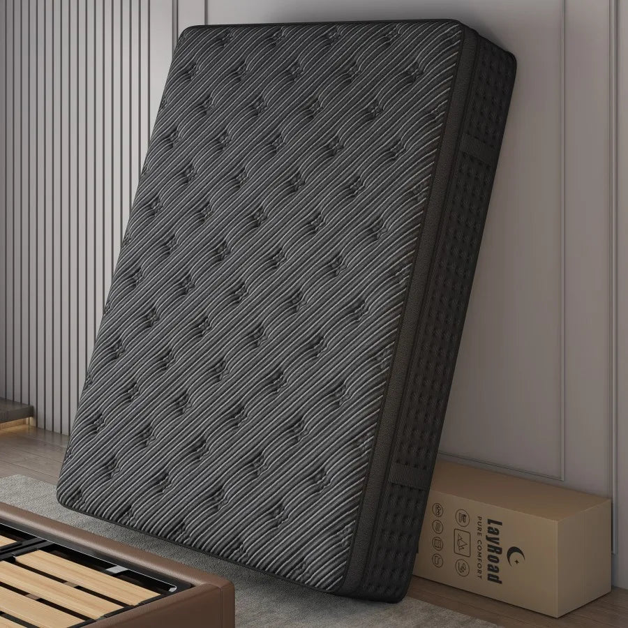 12/14-Inch Black Queen Mattress