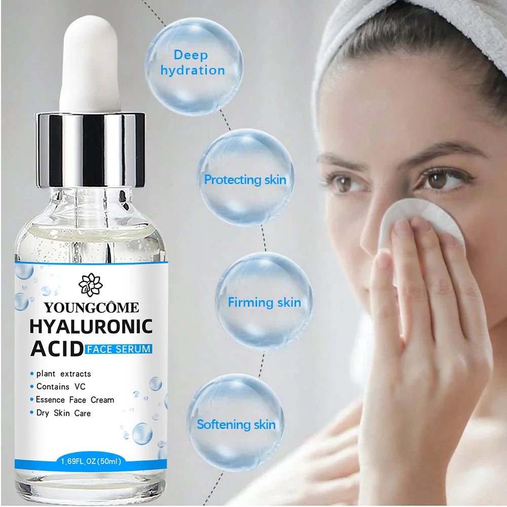 Hyaluronic Acid Facial Essence Deep Moisturizing Shrink Pores Tighten The Skin Facial Skin Essence Korean Skin Care Products