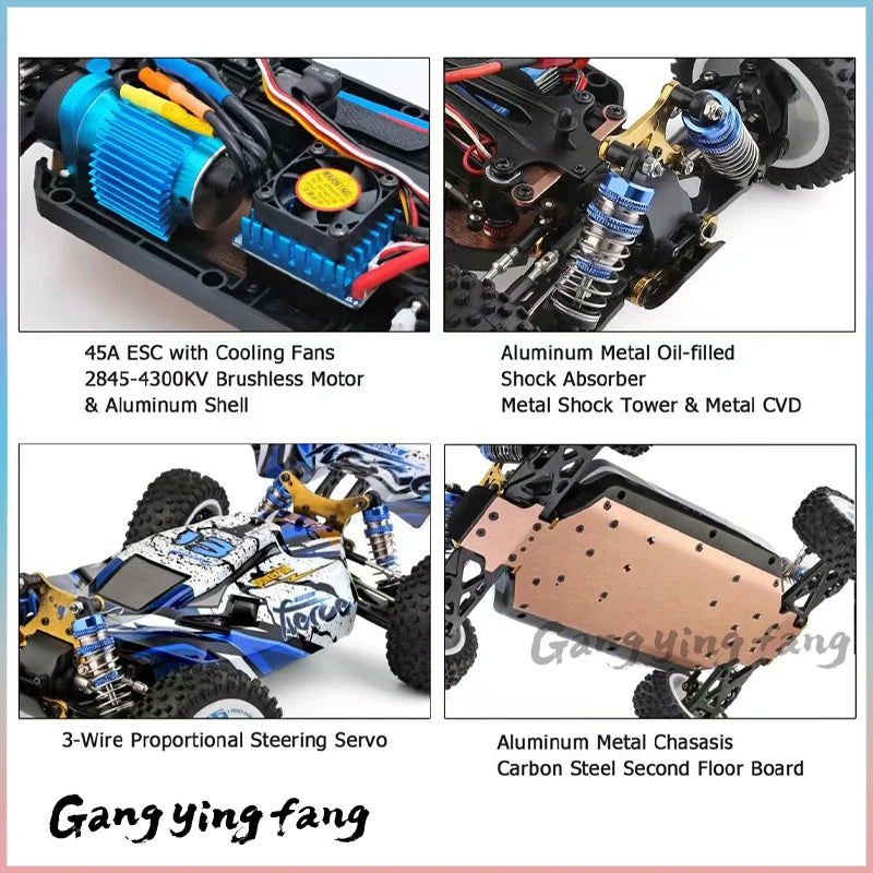 1/12 124017 Wltoys -V8 2.4G Racing RC Cars 4WD