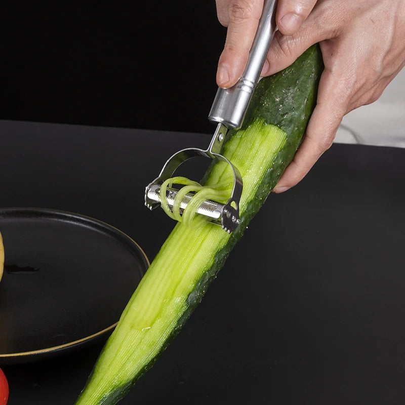 1 Pack Of Stainless Steel Peeler Kitchen Multifunctional Vegetable Cutter Fruit And Vegetable Tools Potato Carrot Melon Grater