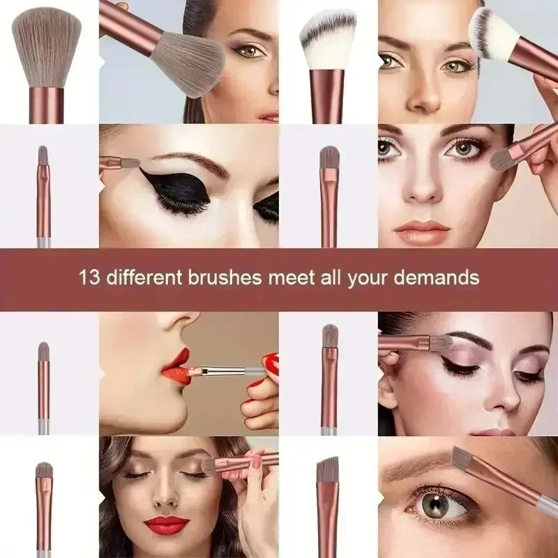 Professional Makeup Brush Set - Soft Fluffy Cosmetic Brushes