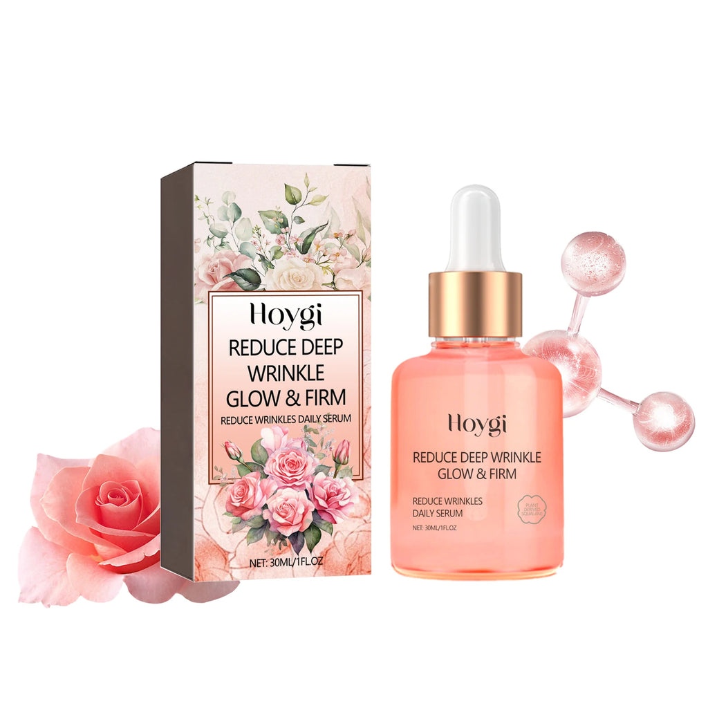 Rose oil and VC essence: fade fine lines, care rough and dry skin, brighten and tighten skin care essential oil