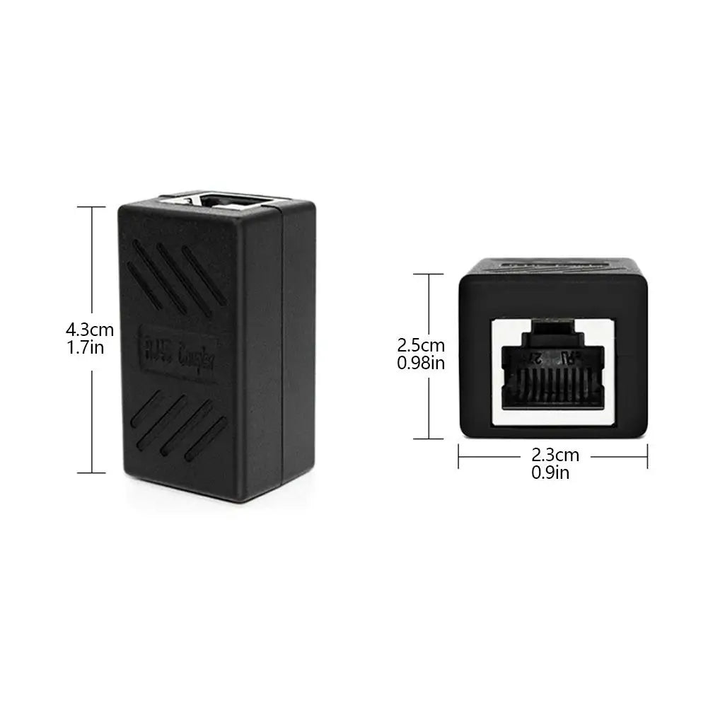 1/5/10/20pcs RJ45 Coupler Ethernet Cable Coupler LAN Connector