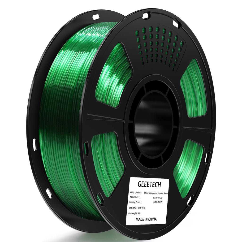 GEEETECH 1kg 1.75mm PETG 3D Printer Filament Vacuum Packaging