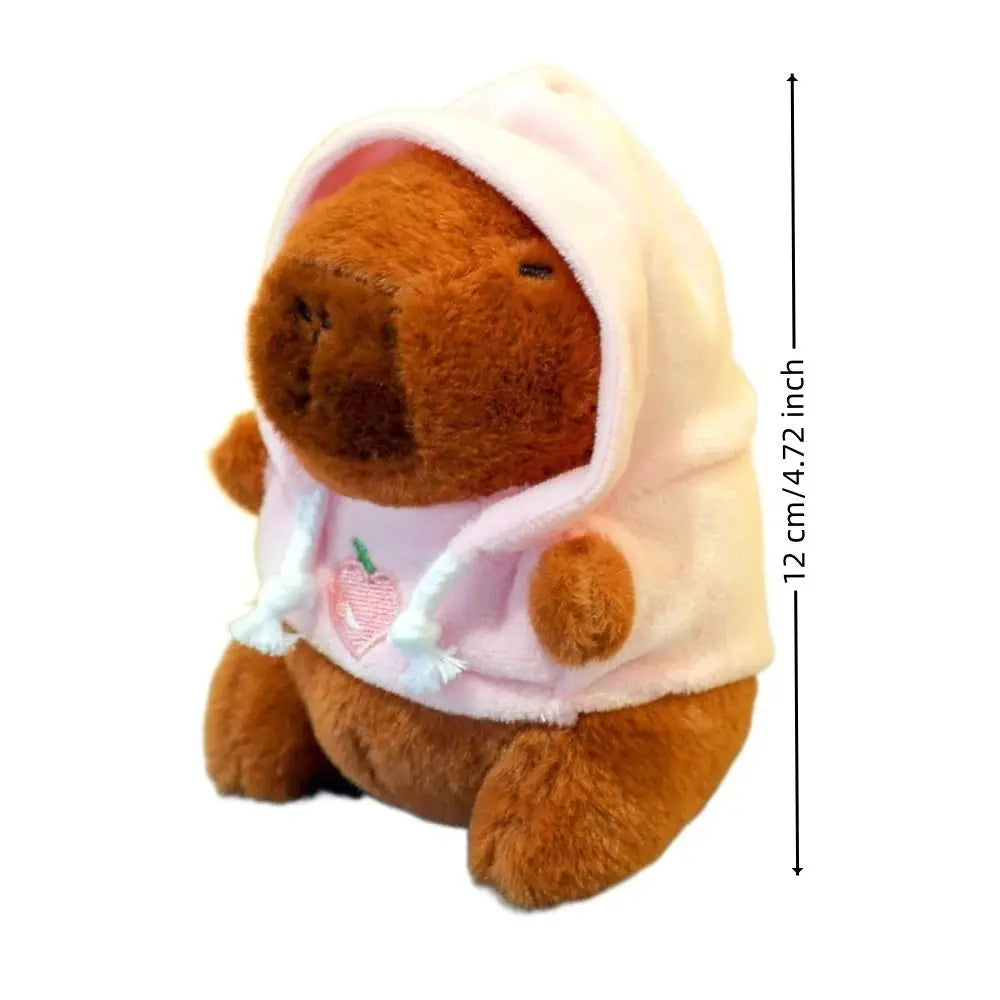 Cute Capybara Plush Toy Hoodie with Wings Simulation Doll Small