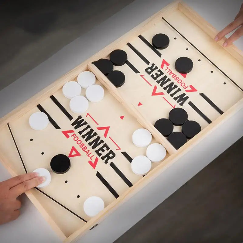 Wooden  Board Game For Adult Children Hand-eye Coordination Training Table Football Battle Games