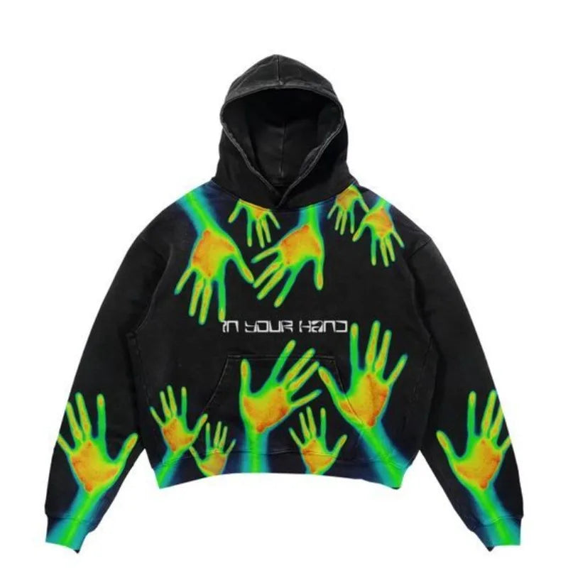 Plus Size Graphic Regular Male Hoodie Overfit Y2k Clothes High Quality Korean Style Pastel Color Cotton Men's Hooded Sweatshirt