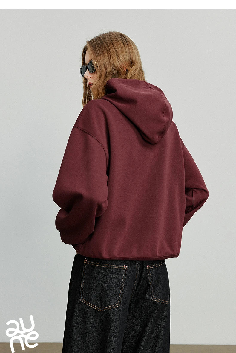 TOYOUTH Women Hoodies Sweatshirt 2025 Autumn New College Style Cat Embroidery Tie Cotton Hooded Pullover Tops