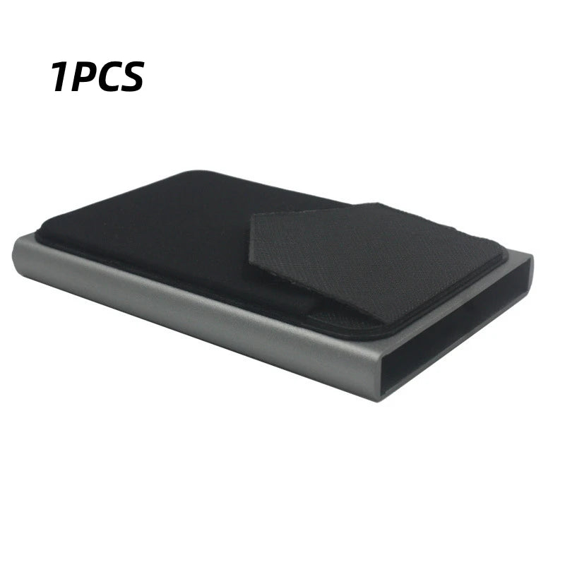 Anti-theft Aluminum Single Box Smart Wallet Slim RFID Fashion Clutch Pop-up Push Button Card Holder Name Card Case bank card bag