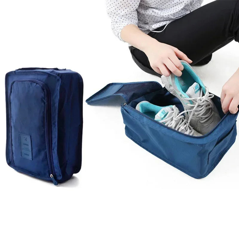 Multifunctional Portable Folding Waterproof Travel Shoes Storage Bag Pouch