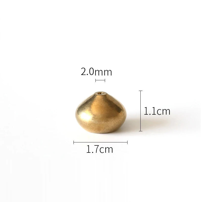 YXYMCF 1PC Alloy Incense Burner Stick Holder Plate Buddhism Zen Lotus Frog Snail Censer Bronze Nasturtium Home Decor 24 Styles