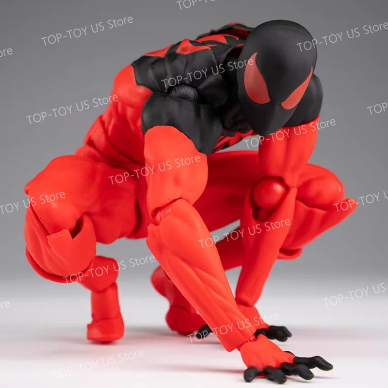 Mess Toys Spider Man Symbiote Spiderman Messtoys Black Suit