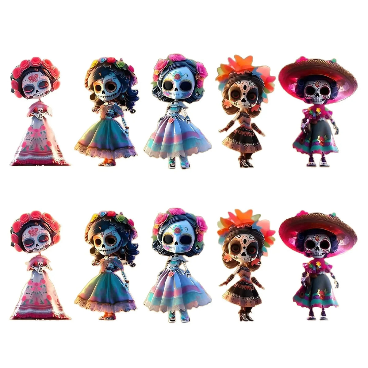 Runt 20pcs Wooden Skull Decorative Pendants With Rope