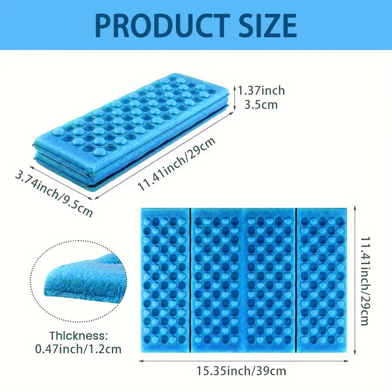 Honeycomb Massage Mat Fold XPE Cushion Outdoor Hiking Camping