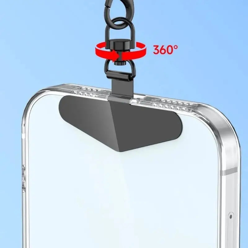 360° Rotation Metal Steel Phone Tether Tab Cell Phone