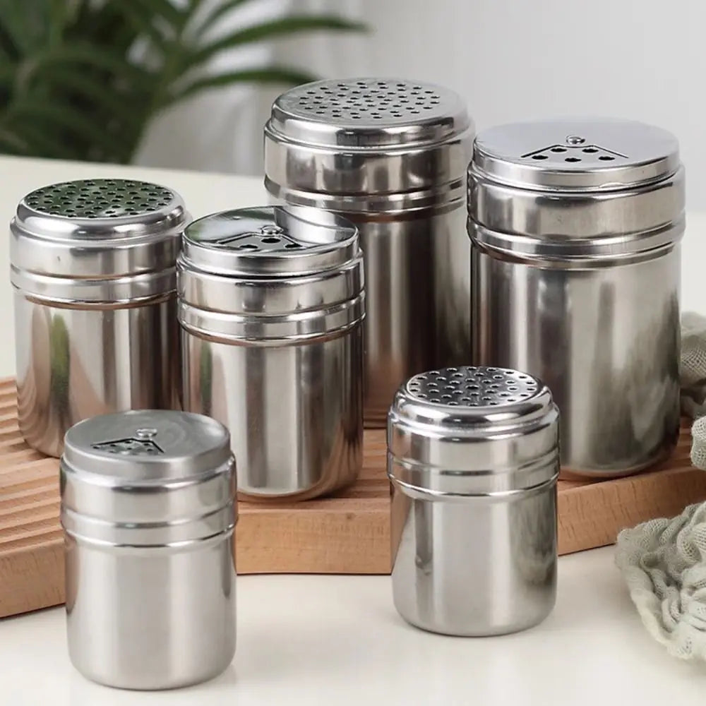 Stainless Steel Rotating Seasoning Jar