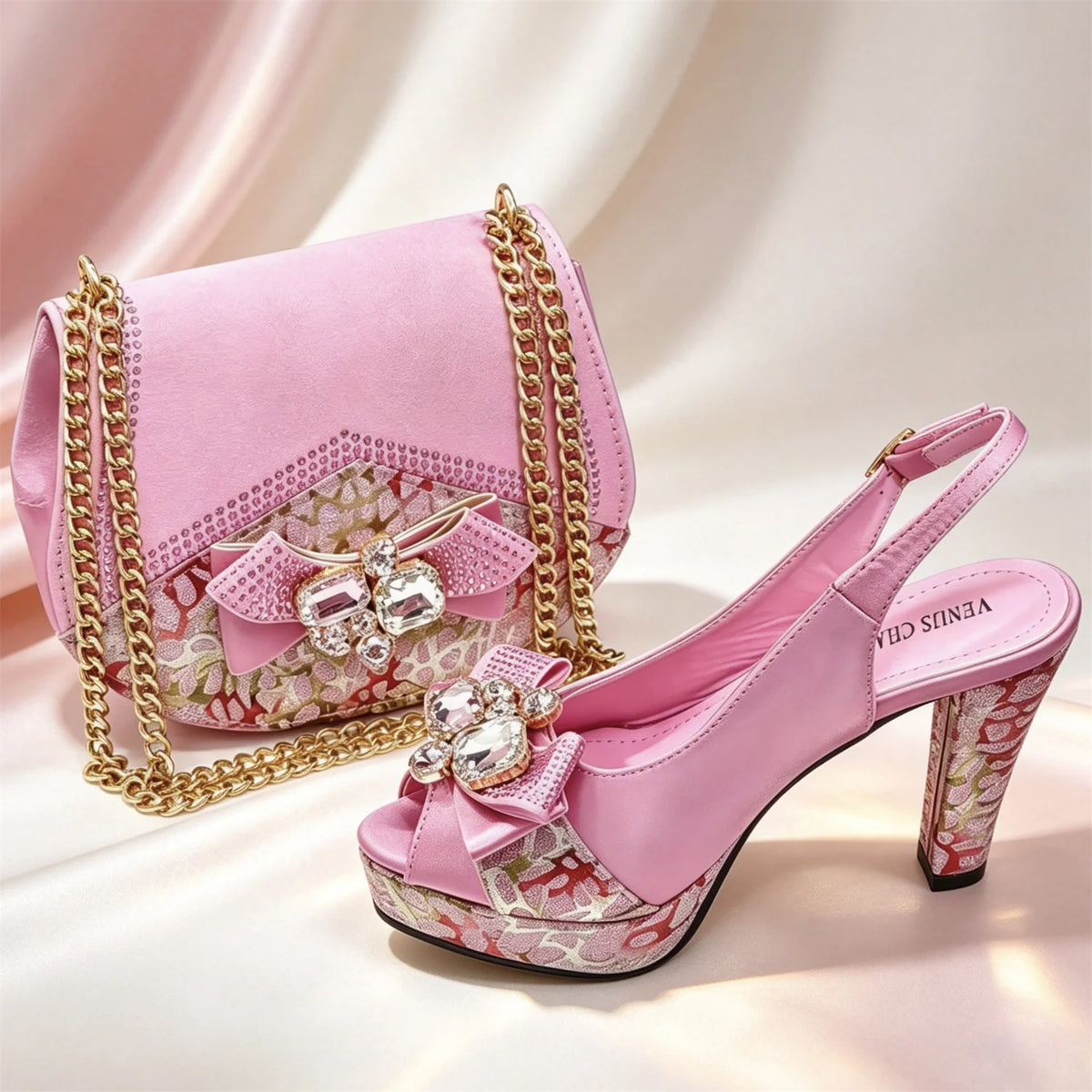 Venus Chan Olive Green Italian Butterfly Design Pointed Toe
