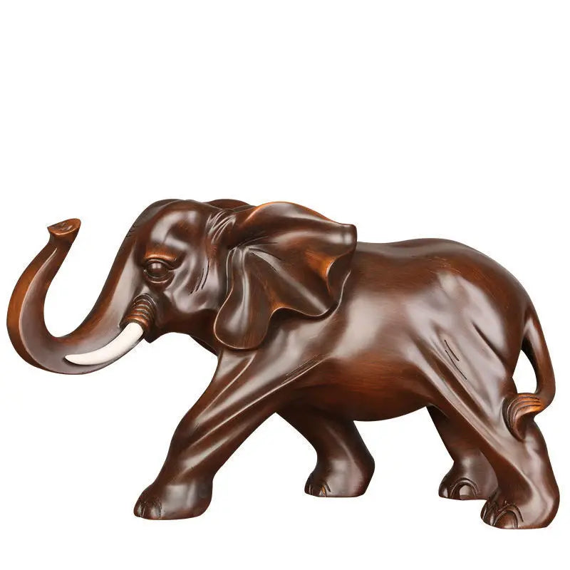 Resin Elephant Ornaments, Handmade Crafts, Home Decoration, Living Room and Office, Animal Statue, High Quality Gift, New
