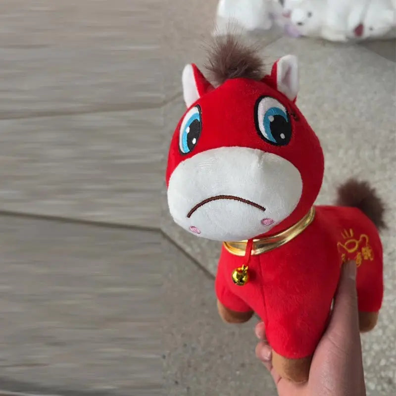 Crying Horse Ornament 2026 Horse Mascot Money Coming Soon Smiling Crying Horse Zodiac Horse Festival Kid Gift Home Decoration