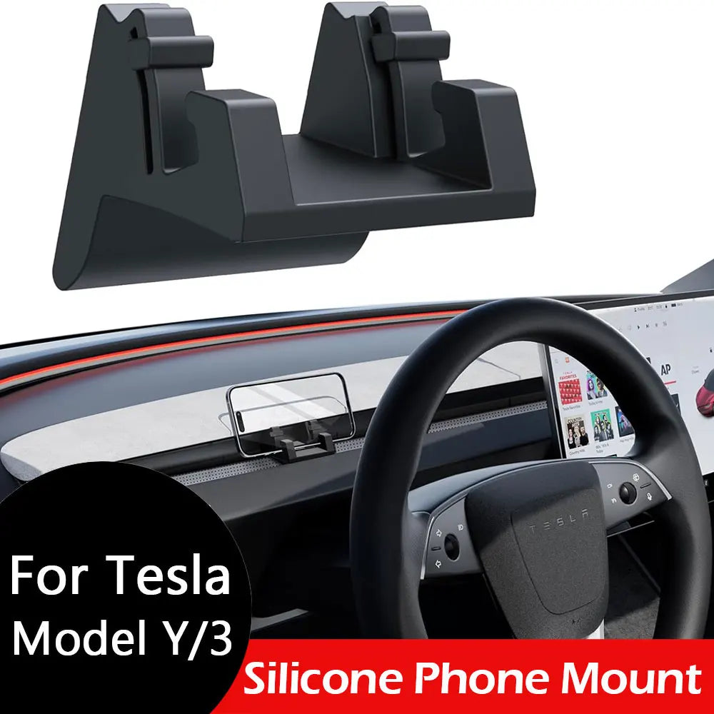 For Tesla Model Y Juniper Silicone Phone Mount Model