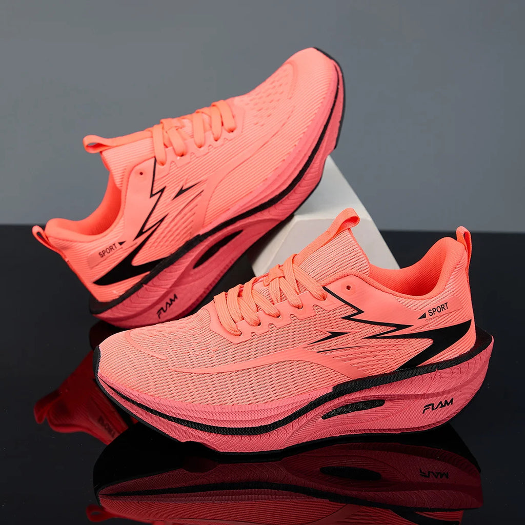 Men Sports Running Shoes Casual Marathon Breathable Lightweight Women's