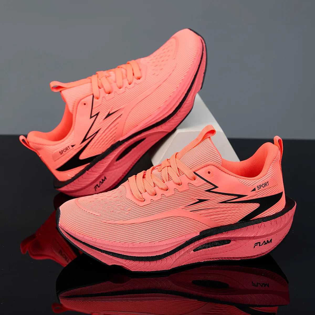 Men Sports Running Shoes Casual Marathon Breathable Lightweight Women's