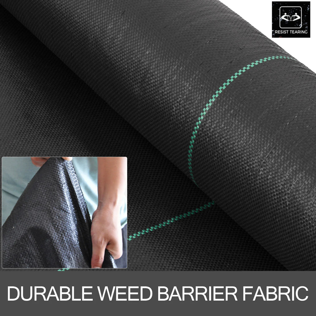 SucceBuy Landscape Fabric 6ftx300ft Geotextile Fabric Durable Heavy Duty