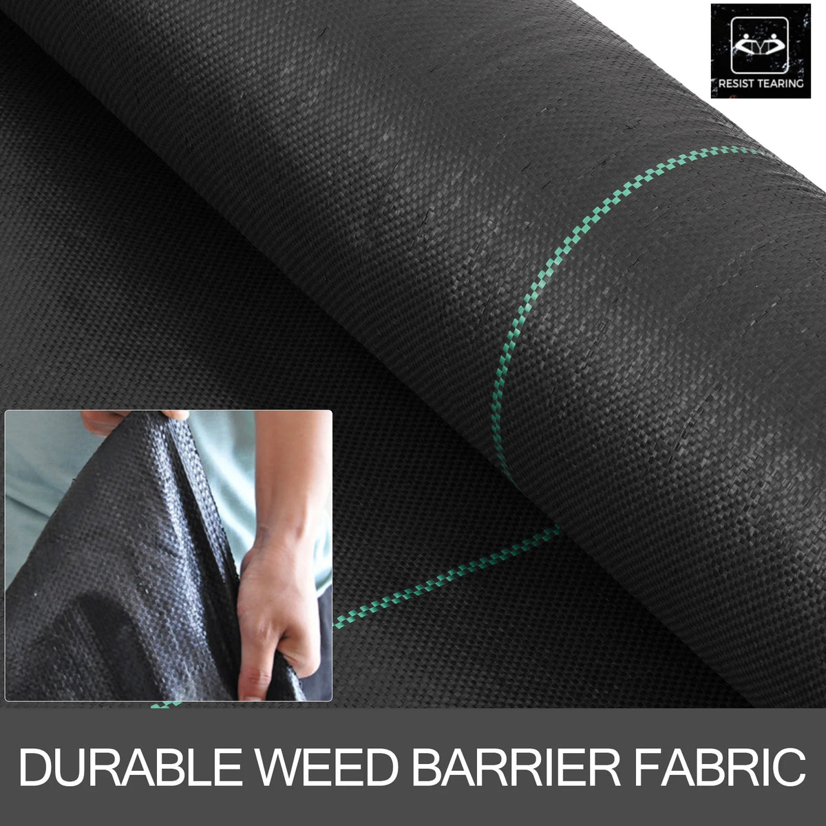 SucceBuy Landscape Fabric 6ftx300ft Geotextile Fabric Durable Heavy Duty