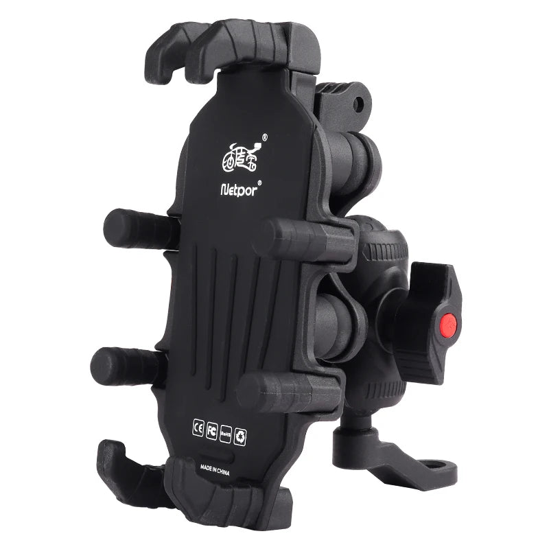 15W Wireless Charger 33W Type C Port Motorbike Bike Cellphone Bracket Octopus Shockproof Phone Holder Motorcycle Bicycle Stand