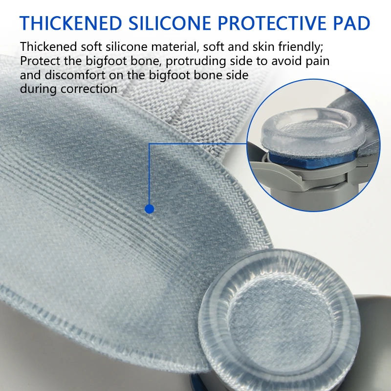 Unisex Bunion Adjustable Bunion Fix for Big Toe Separation Pain Relief - Orthopedic Bunion Splint with Straightener