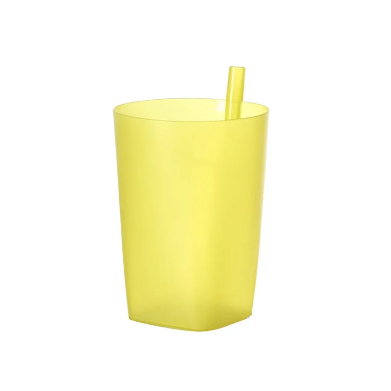 360ml Great Straw Cup Multipurpose Large Capacity Integrated Measuring Straw Drink Jug Juego Tazas De Cafe Y Plato