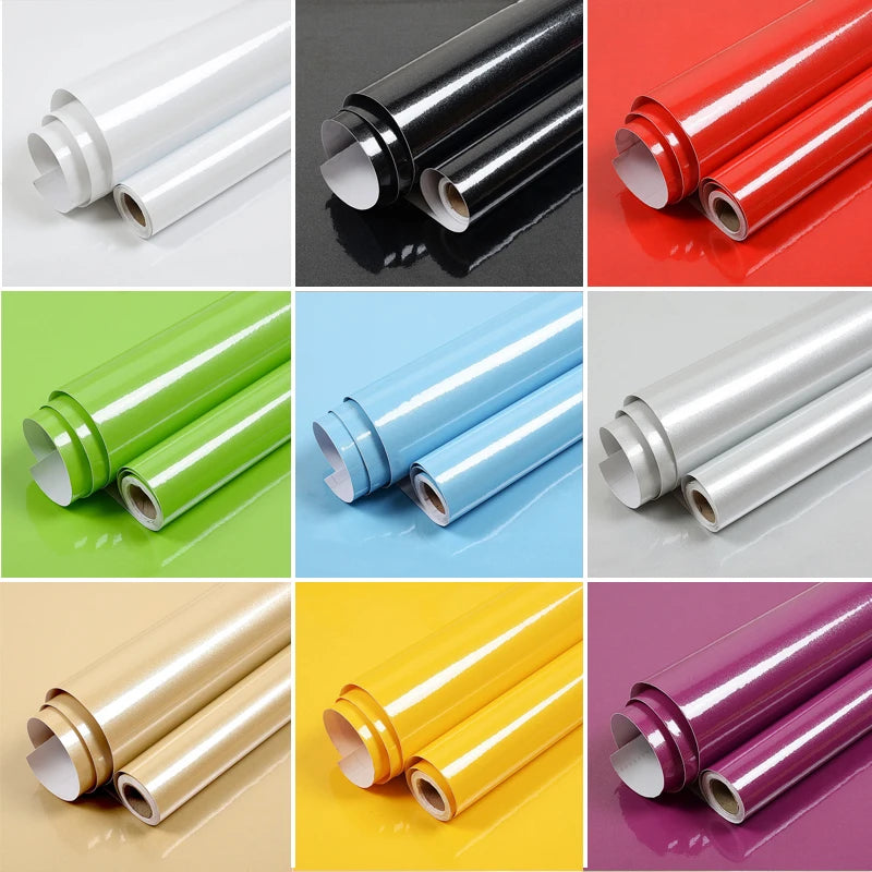 PVC DIY Waterproof Oil-proof Wall Stickers Self-Adhesive Marble Wallpaper Cabinets Countertop Bathroom Desktop Renovation Films