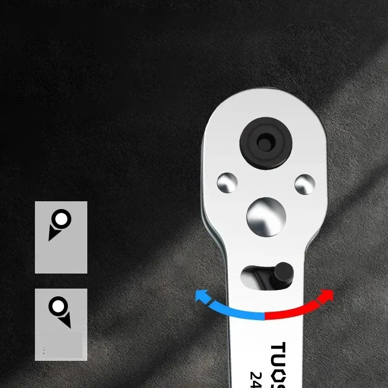 1/4inch Ratchet Wrench Reversible Ratchet Quick Releases 1/4 Ratchet